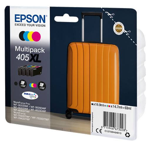 Multipack de Tinteiros Epson 405XL - Preto | Ciano | Amarelo | Magenta Online now