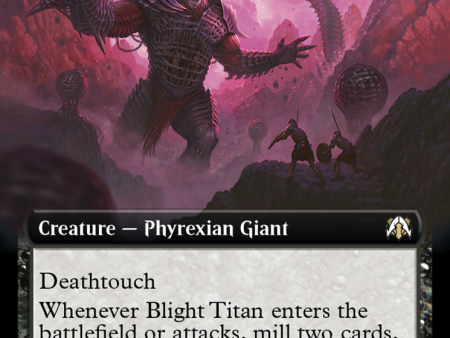 Blight Titan (Extended Art) [March of the Machine Commander] For Discount